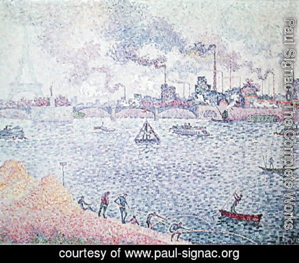 Paul Signac - The Seine, Grenelle, 1899