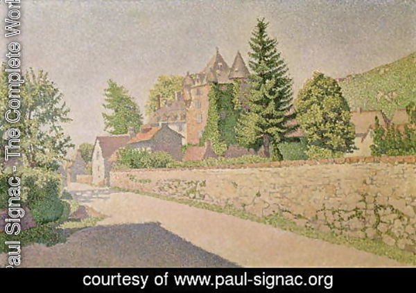 Paul Signac - Chateau de Comblat, c.1887