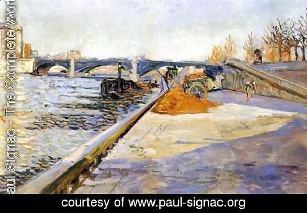 Paul Signac - Paris, Quai de la Tournelle, 1886