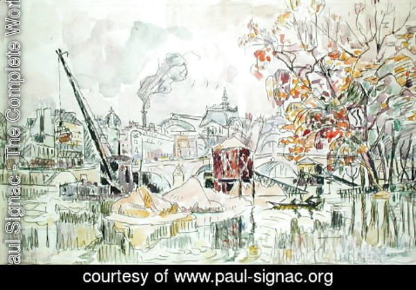 Paul Signac - Paris - Floods, 1924