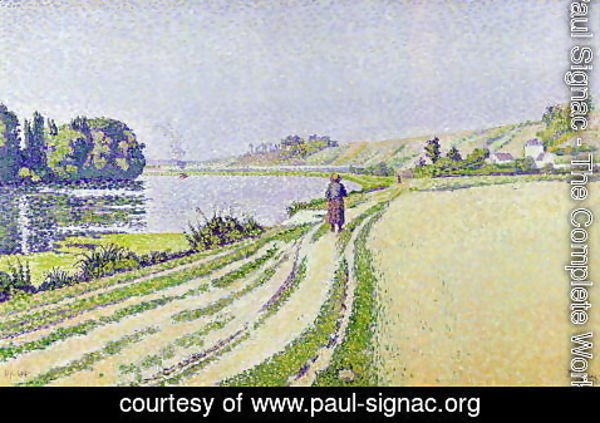 Paul Signac - Herblay, La River