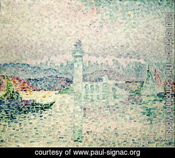 Paul Signac - The Lighthouse at Antibes, 1909