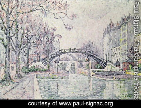 Paul Signac - The Canal Saint-Martin, 1933