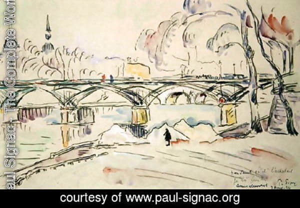 Paul Signac - The Pont des Arts, 1924