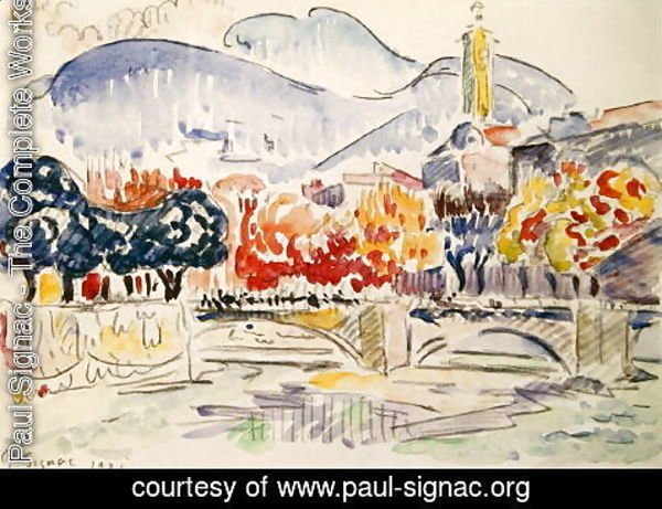 Paul Signac - Le Paillon, Nice, 1921