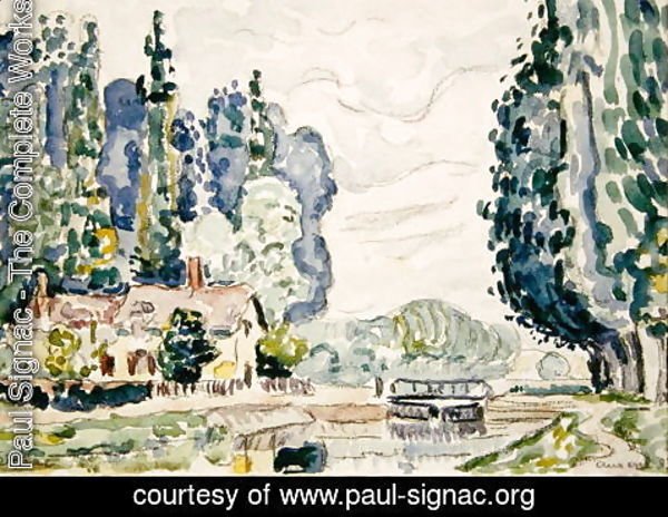 Paul Signac - The Blue Poplars, 1903