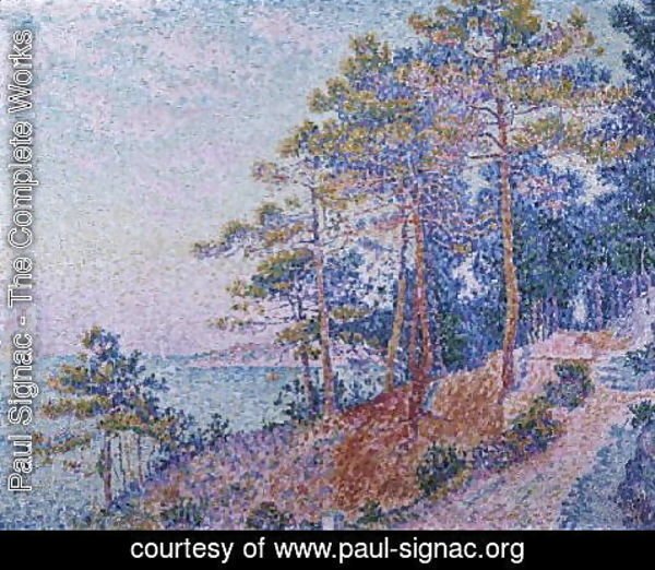 Paul Signac - St. Tropez, the Custom's Path, 1905