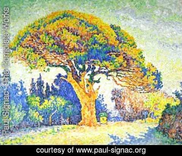 Paul Signac - The Pine Tree at St. Tropez, 1909