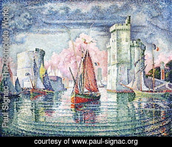 Paul Signac - The Port at La Rochelle, 1921