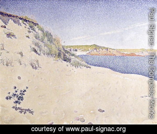 Paul Signac - Sandy Seashore, 1890