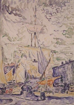 Paul Signac - St. Tropez, 1901