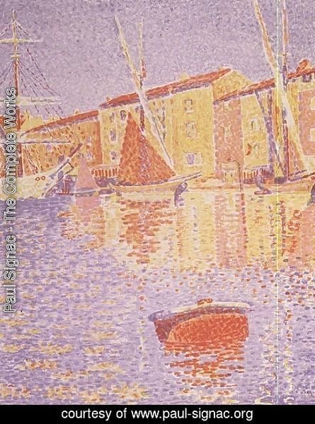 Paul Signac - Buoy, Port of St. Tropez, 1894