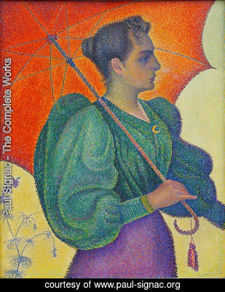 Paul Signac - Woman with a Parasol, 1893