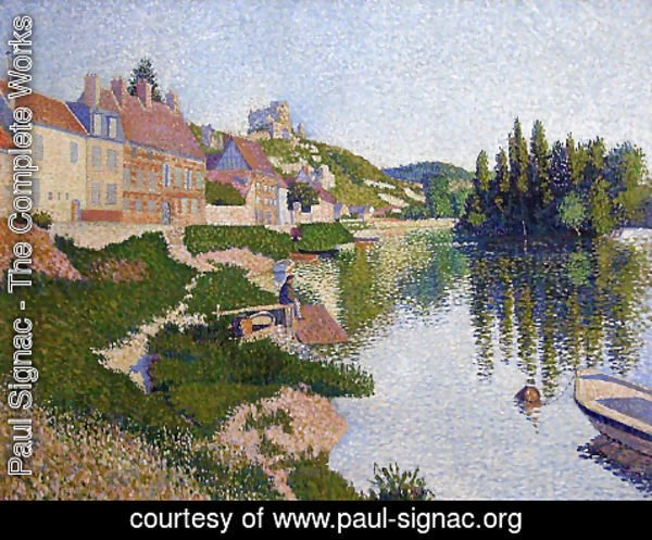 Paul Signac - Les Andelys, La Berge