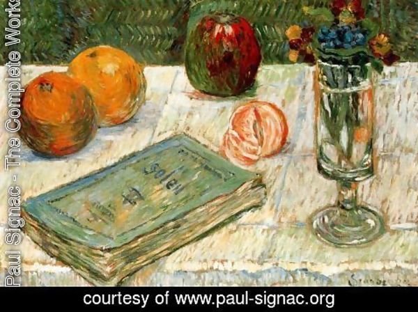 Paul Signac - Still Life with a Book