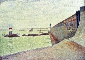 Paul Signac - The Pier at Portrieux