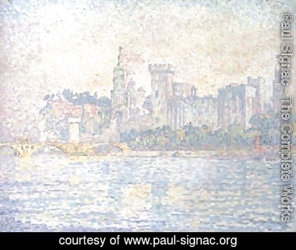 Paul Signac - Avignon, matin.