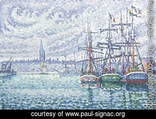 Paul Signac - Bassin a flots. Saint-Malo
