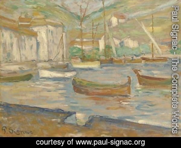 Paul Signac - Cassis. Le port