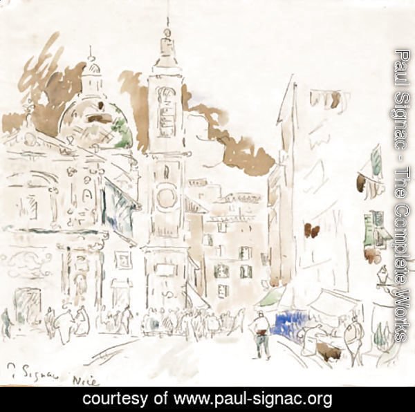 Paul Signac - Cours Saleya, Nice
