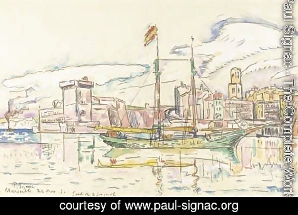 Paul Signac - Goelette espagnole