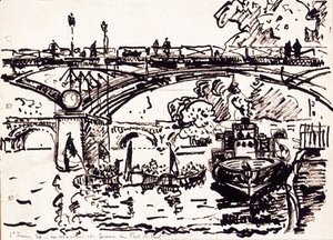 Paul Signac - La marine de guerre au pont