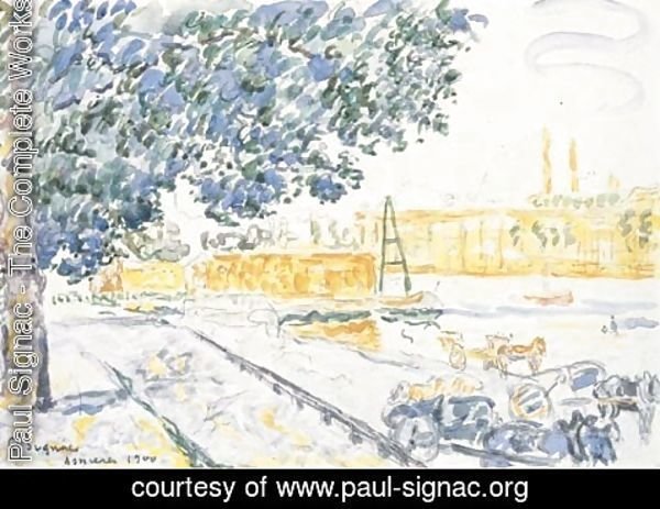 Paul Signac - La Seine a Asnieres