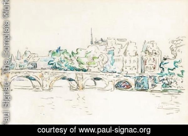 Paul Signac - Le pont Neuf, Paris