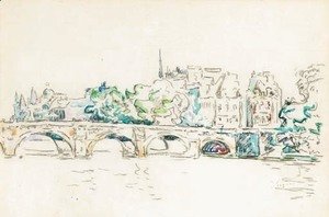 Paul Signac - Le pont Neuf, Paris
