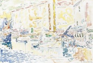Paul Signac - Le port de Saint-Tropez