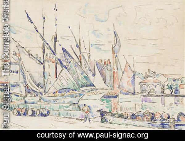 Paul Signac - Le port de St. Tropez