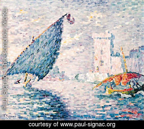 Paul Signac - Marseille, Barques de pche
