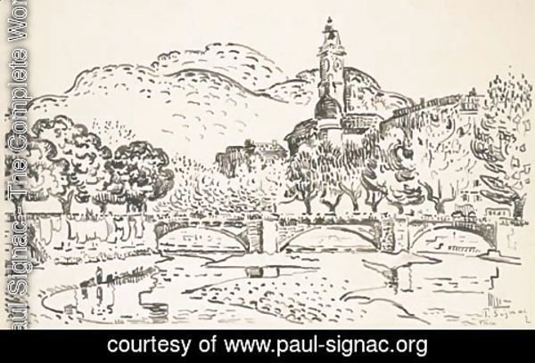 Paul Signac - Nice, Promenade Paillon