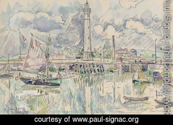 Paul Signac - Ouistreham, le port