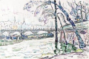 Paul Signac - Sur la Seine