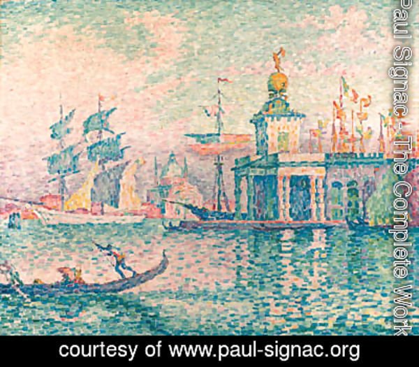 Paul Signac - Venise. La douane de mer