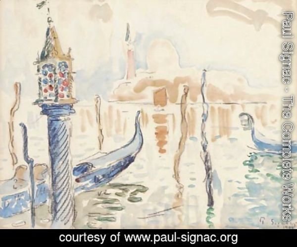 Paul Signac - Vue de Venise