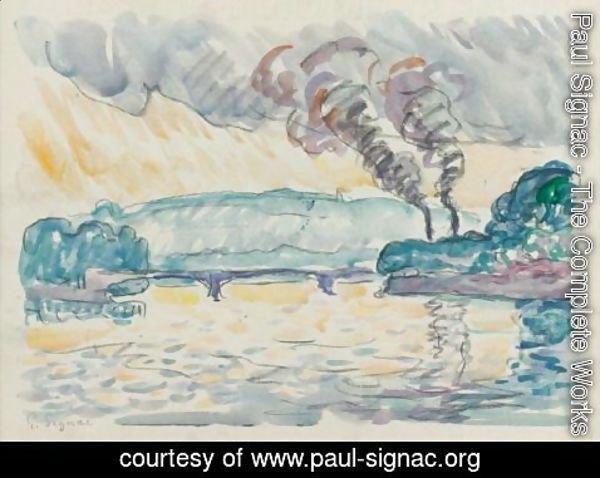 Paul Signac - Bord De Seine