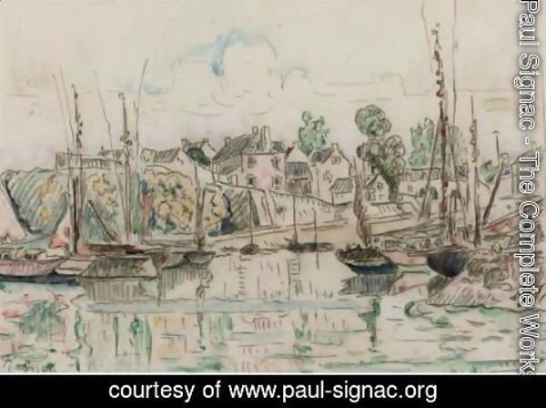 Paul Signac - Le Port En Bretagne