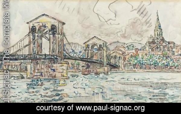 Paul Signac - Le Pont De Bourg-Saint Andeol 2
