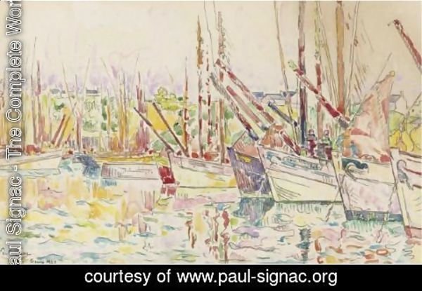 Paul Signac - Bateaux, Groix