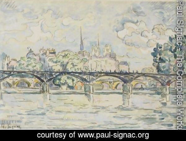 Paul Signac - Paris, Le Pont Des Arts