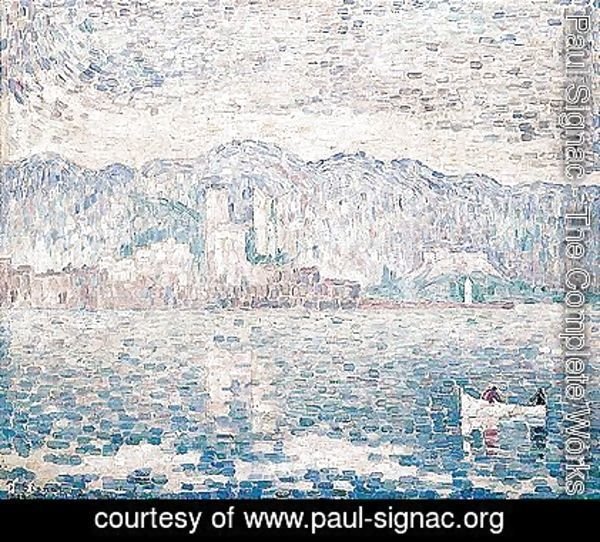 Paul Signac - Antibes, temps gris