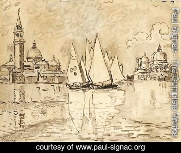 Paul Signac - Etudes pour Venise Matin