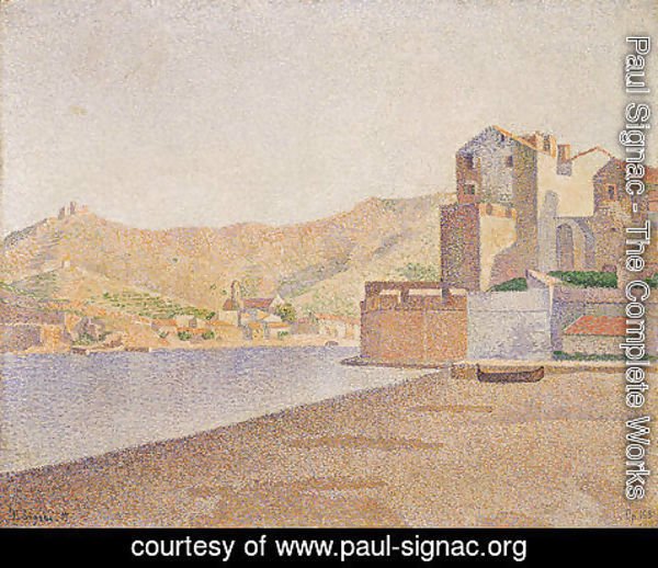 Paul Signac - The Town Beach Collioure Opus 165