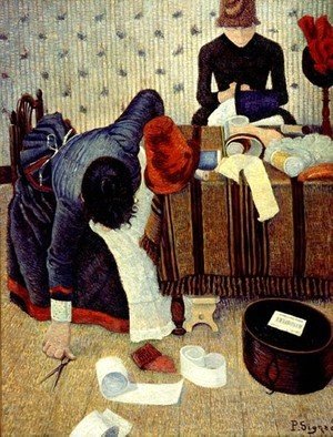 Paul Signac - Two Milliners In The Rue Du Caire