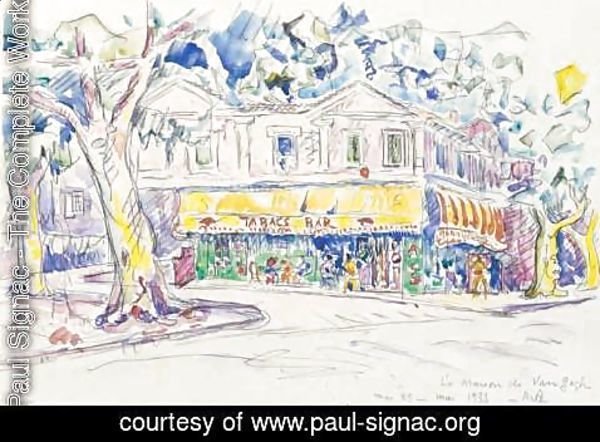 Paul Signac - Van Goghs House In Arles