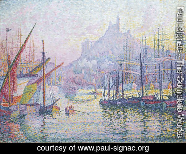 Paul Signac - View Of The Port Of Marseilles