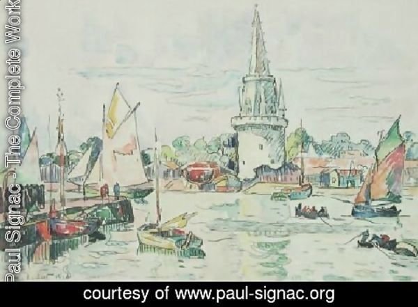 Paul Signac - La Rochelle   Hafenansicht